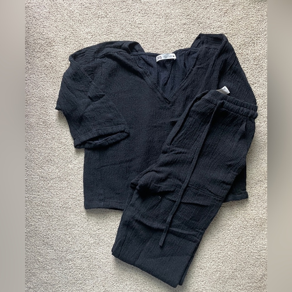 Zara top and pant set